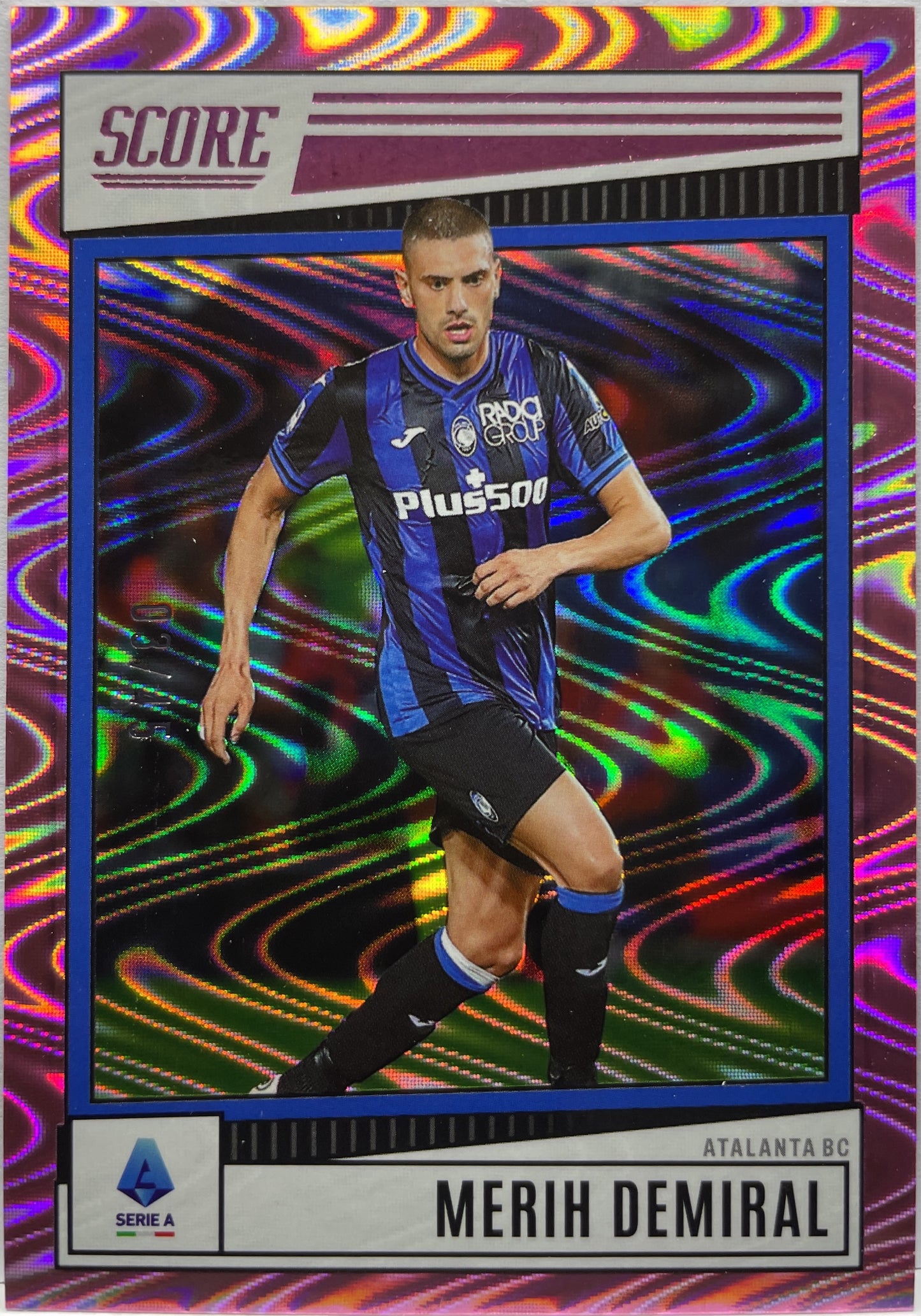 Merih Demiral 3/45 Pink Swirl Score Serie A 2022/23