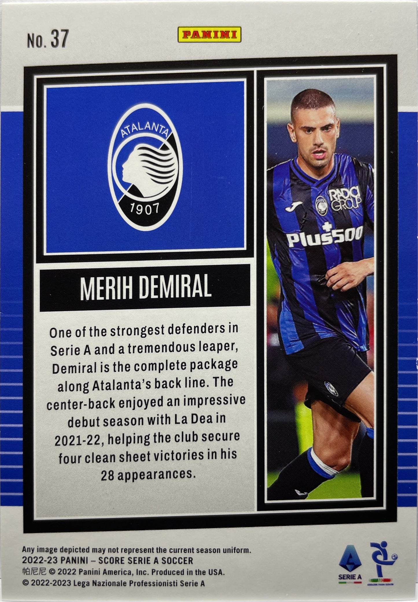 Merih Demiral 3/45 Pink Swirl Score Serie A 2022/23