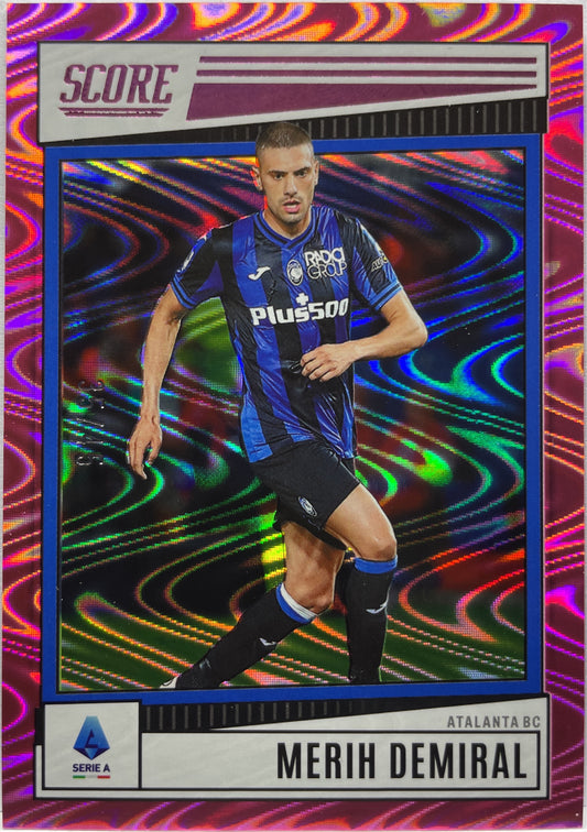 Merih Demiral 35/45 Pink Swirl Score Serie A 2022/23