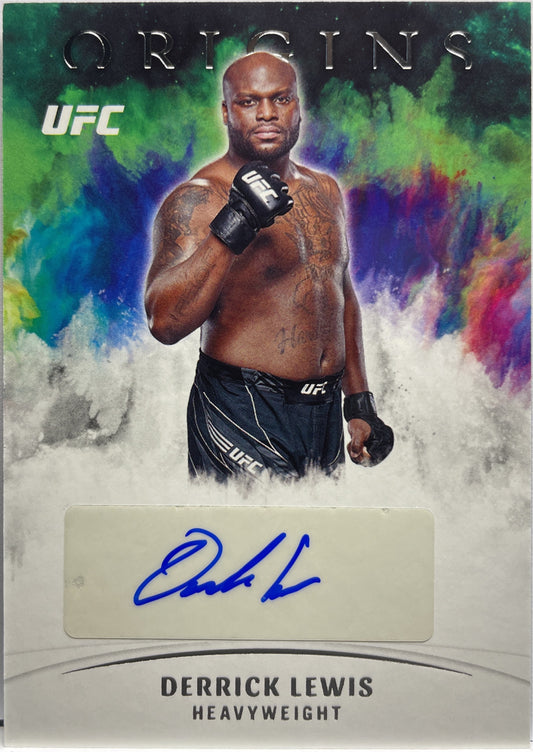 Derrick Lewis Autograph Origins Chronicles UFC 2022