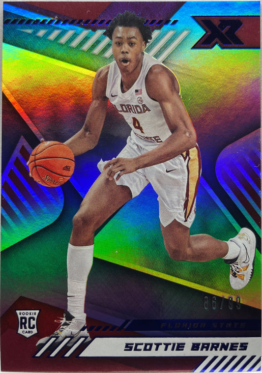 Scottie Barnes 86/99 Rookie XR Chronicles Draft Picks 2021