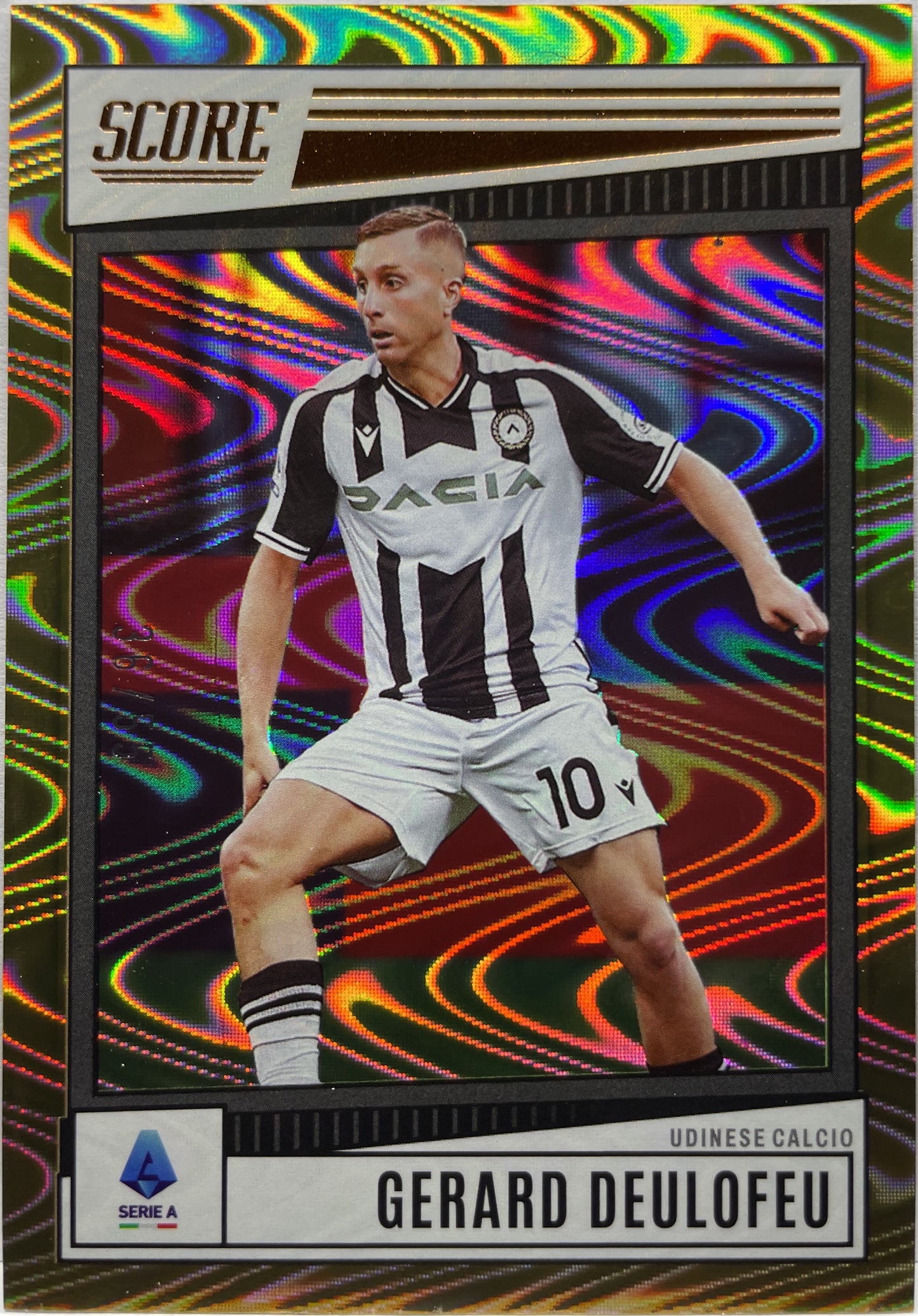 Gerard Deulofeu 36/55 Bronze Swirl Score Serie A 2022/23