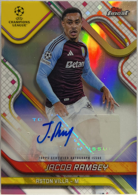 Jacob Ramsey Autograph Topps Finest UCC 2024/25