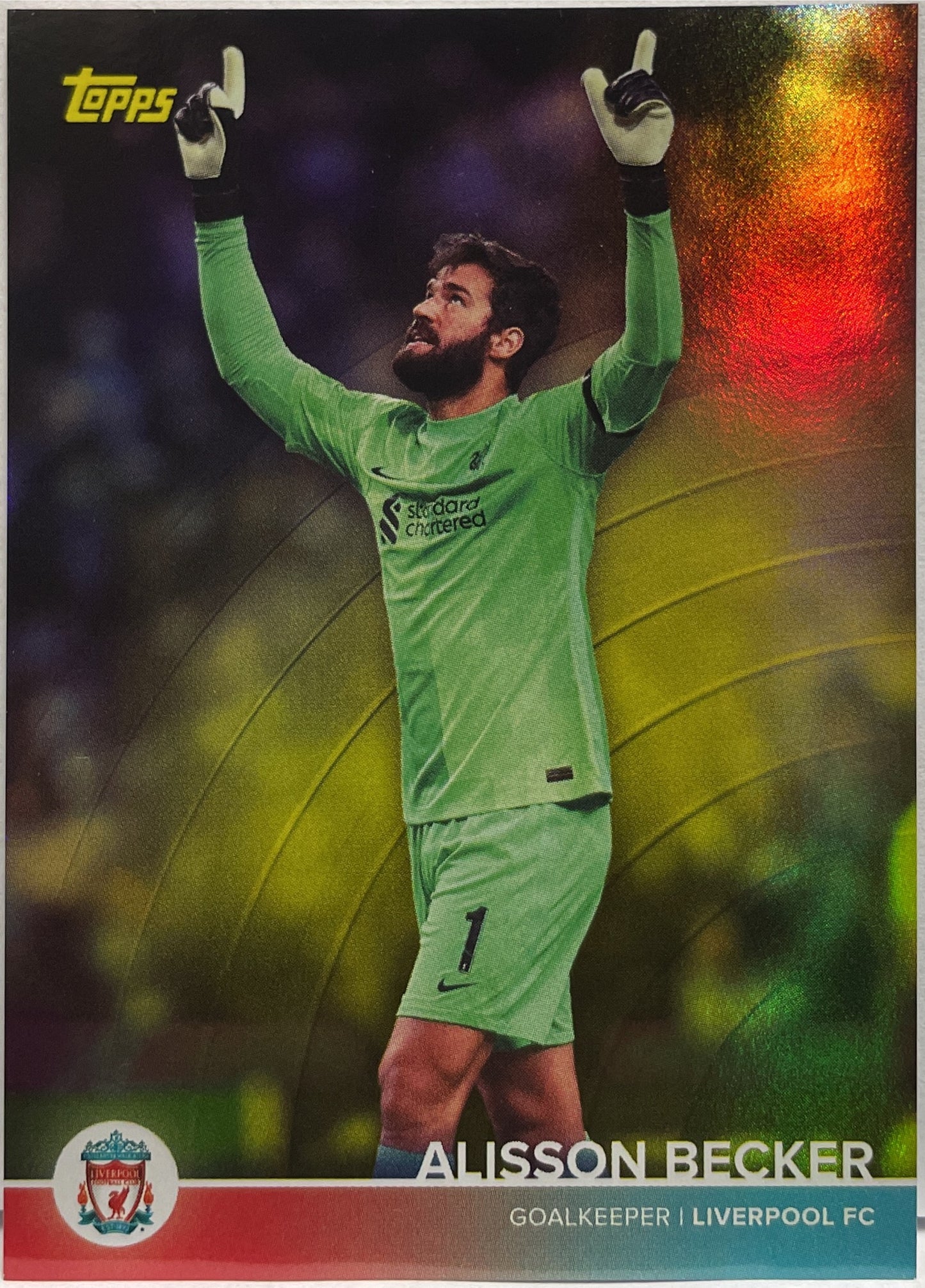 Alisson Becker 20/50 Topps Liverpool Team Set 2021/22