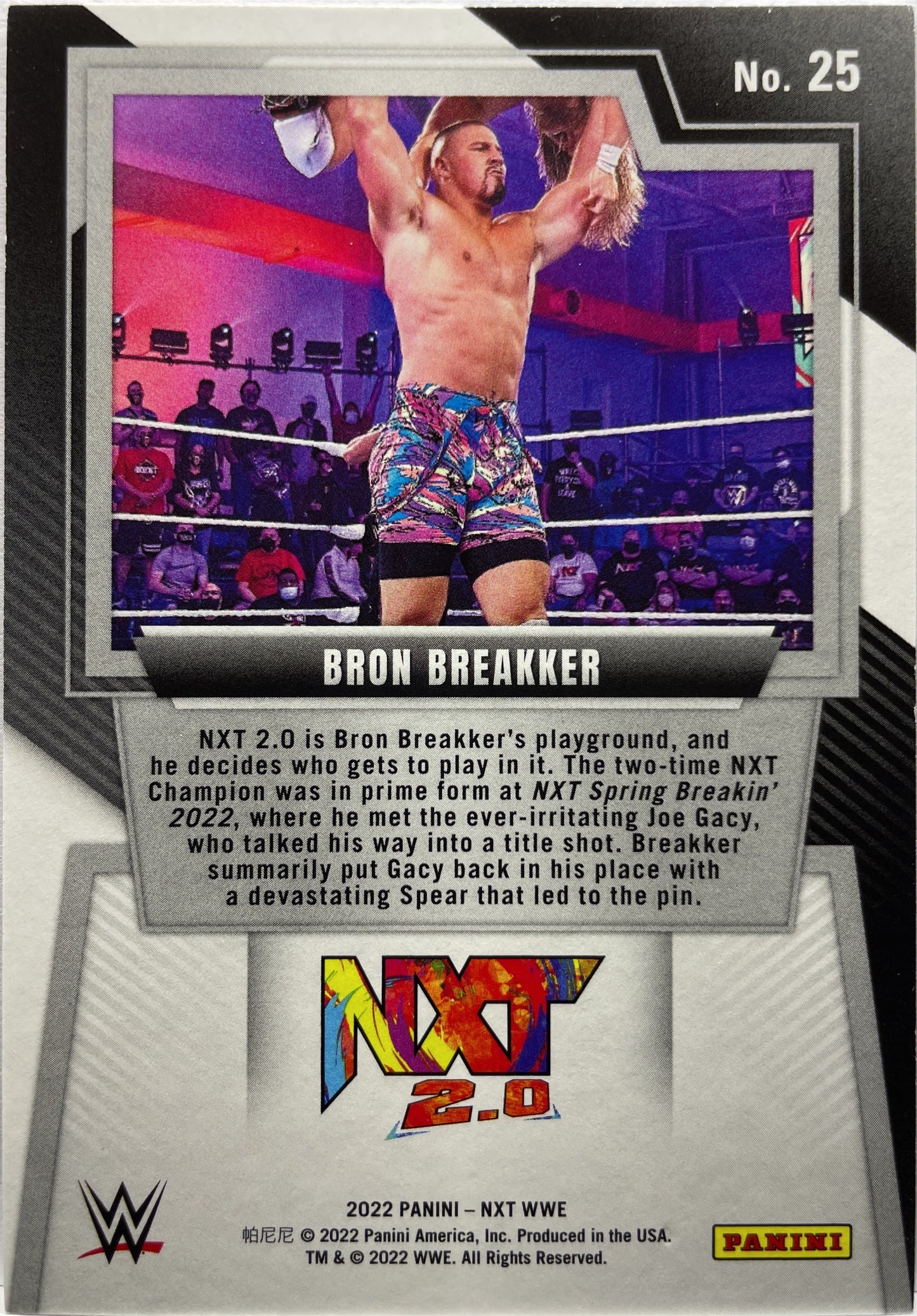 Bron Breakker 144/199 Rookie WWE NXT 2022