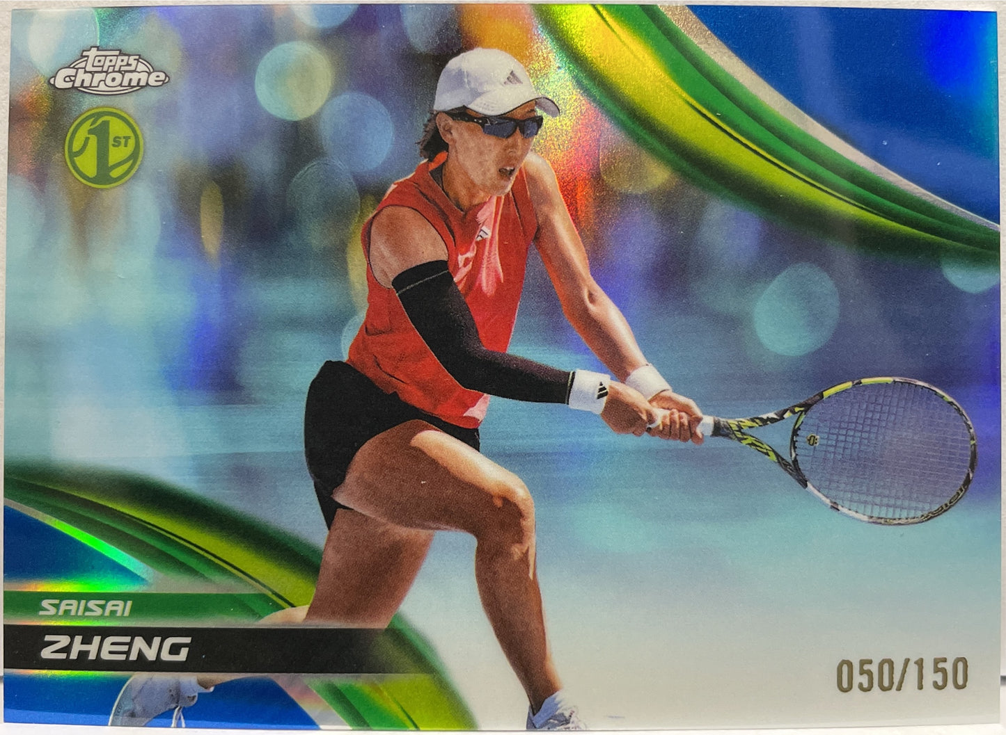 Saisai Zheng 50/150 1ST Blue Topps Chrome Tennis 2025