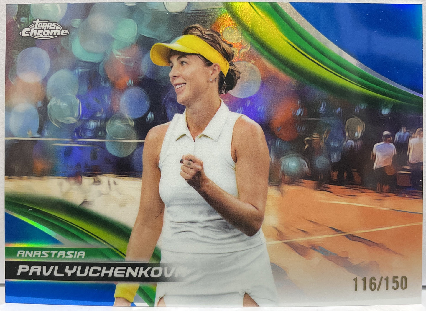Anastasia Pavlyuchenkova 116/150 Blue Topps Chrome Tennis 2025