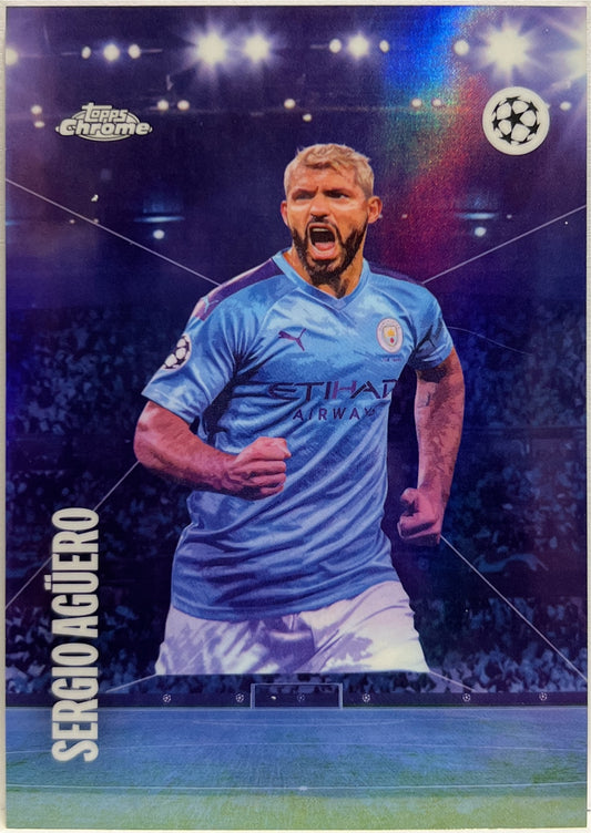 Sergio Aguero Tifo Topps Chrome UCC 2024/25
