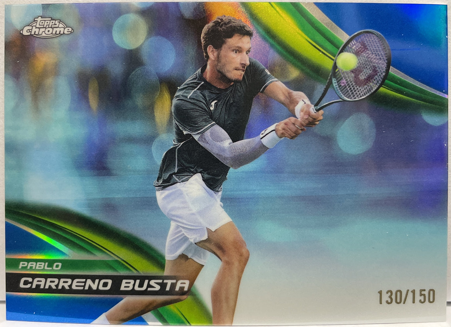Pablo Carreno Busta 130/150 Blue Topps Chrome Tennis 2025