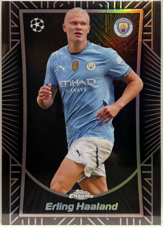Erling Haaland Etch Topps Chrome UCC 2024/25