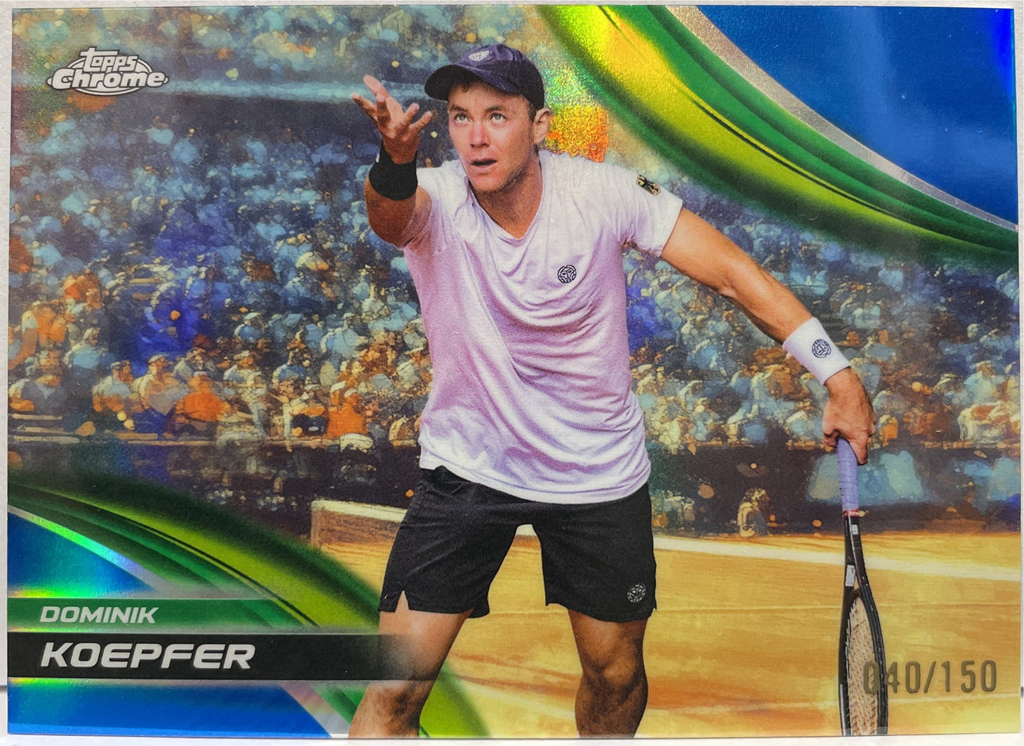 Dominik Koepfer 40/150 Blue Topps Chrome Tennis 2025