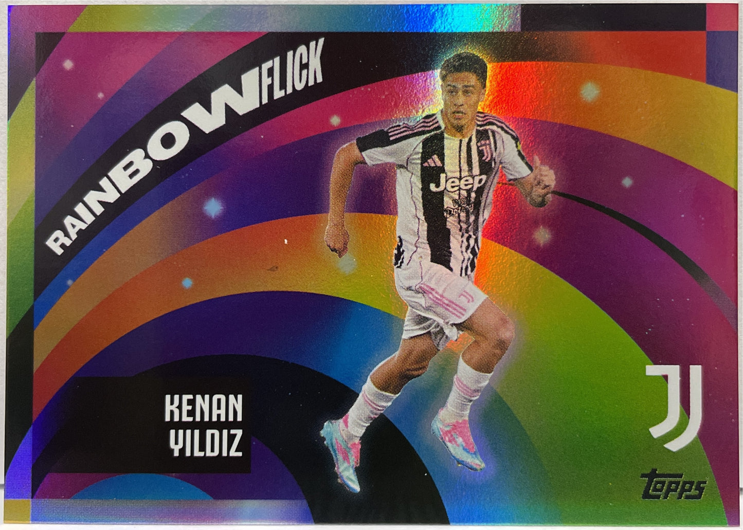 Kenan Yildiz Rainbow Flick Topps Juventus Team Set 2024/25