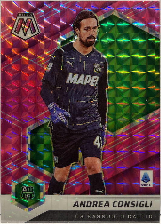 Andrea Consigli 5/25 Pink Mosaic Serie A 2021/22
