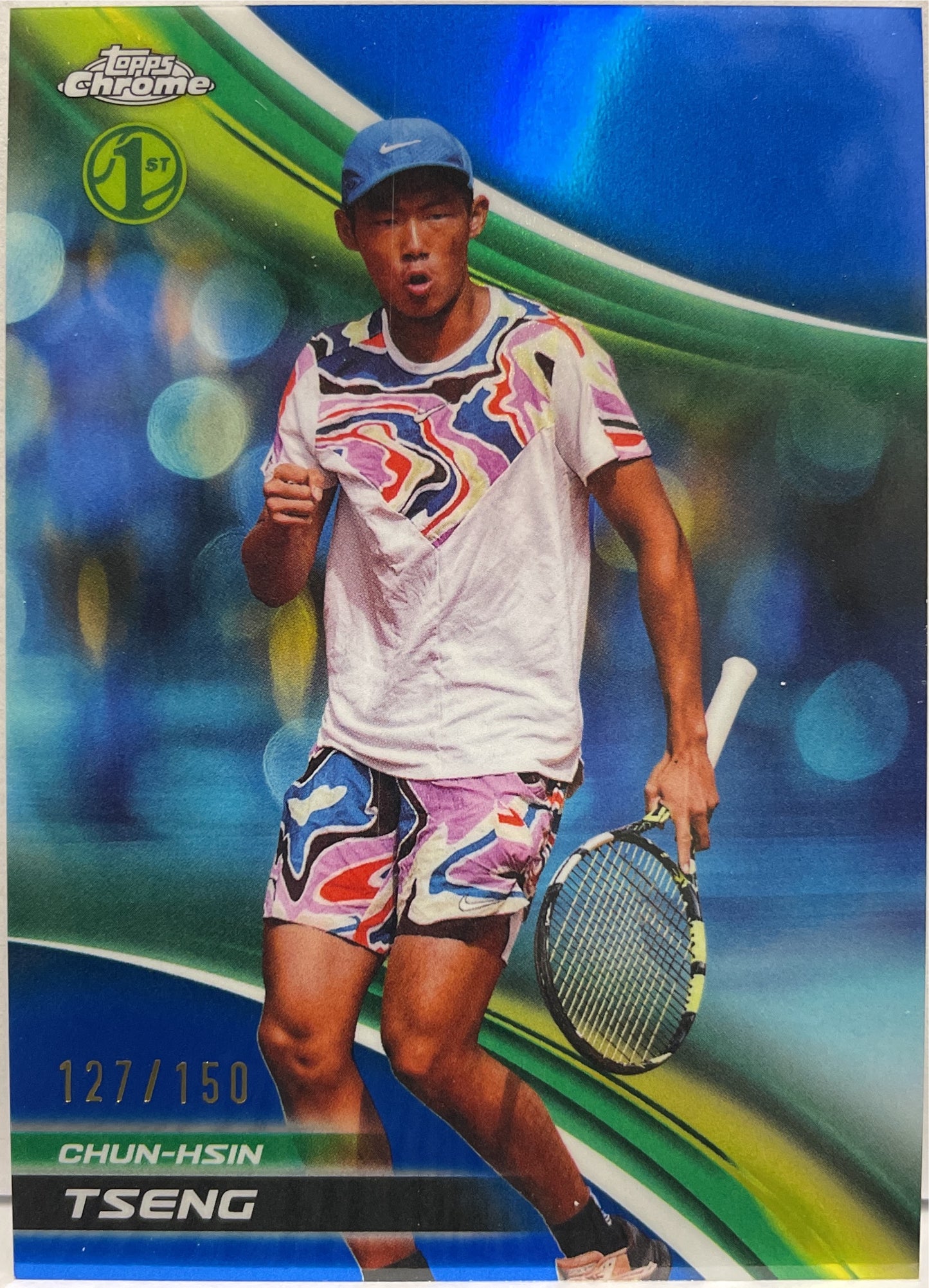 Chun Hsin Tseng 127/150 1ST Blue Topps Chrome Tennis 2025