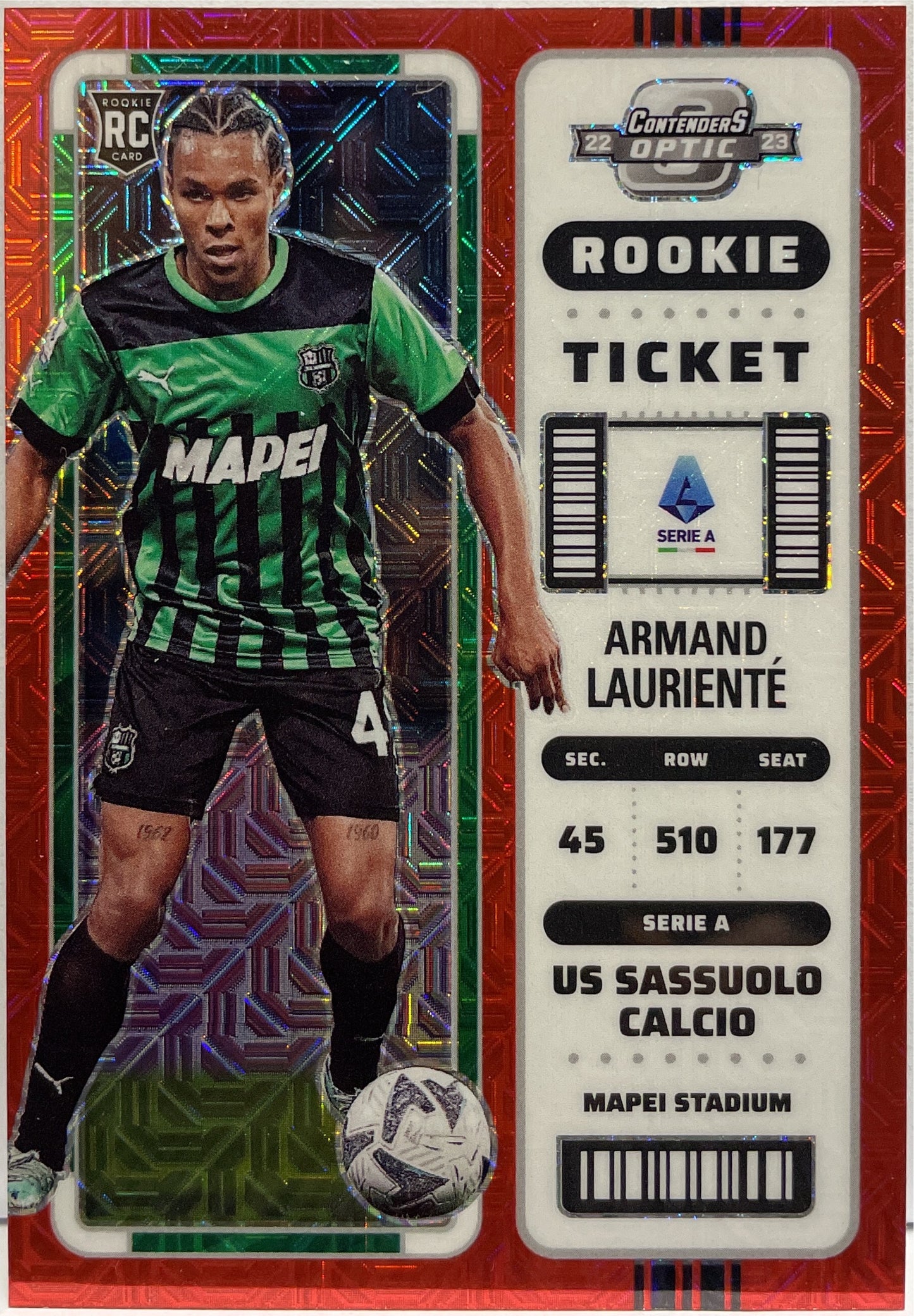 Armand Lauriente Rookie Red Mojo Ticket Contenders Optic Chronicles 2022/23