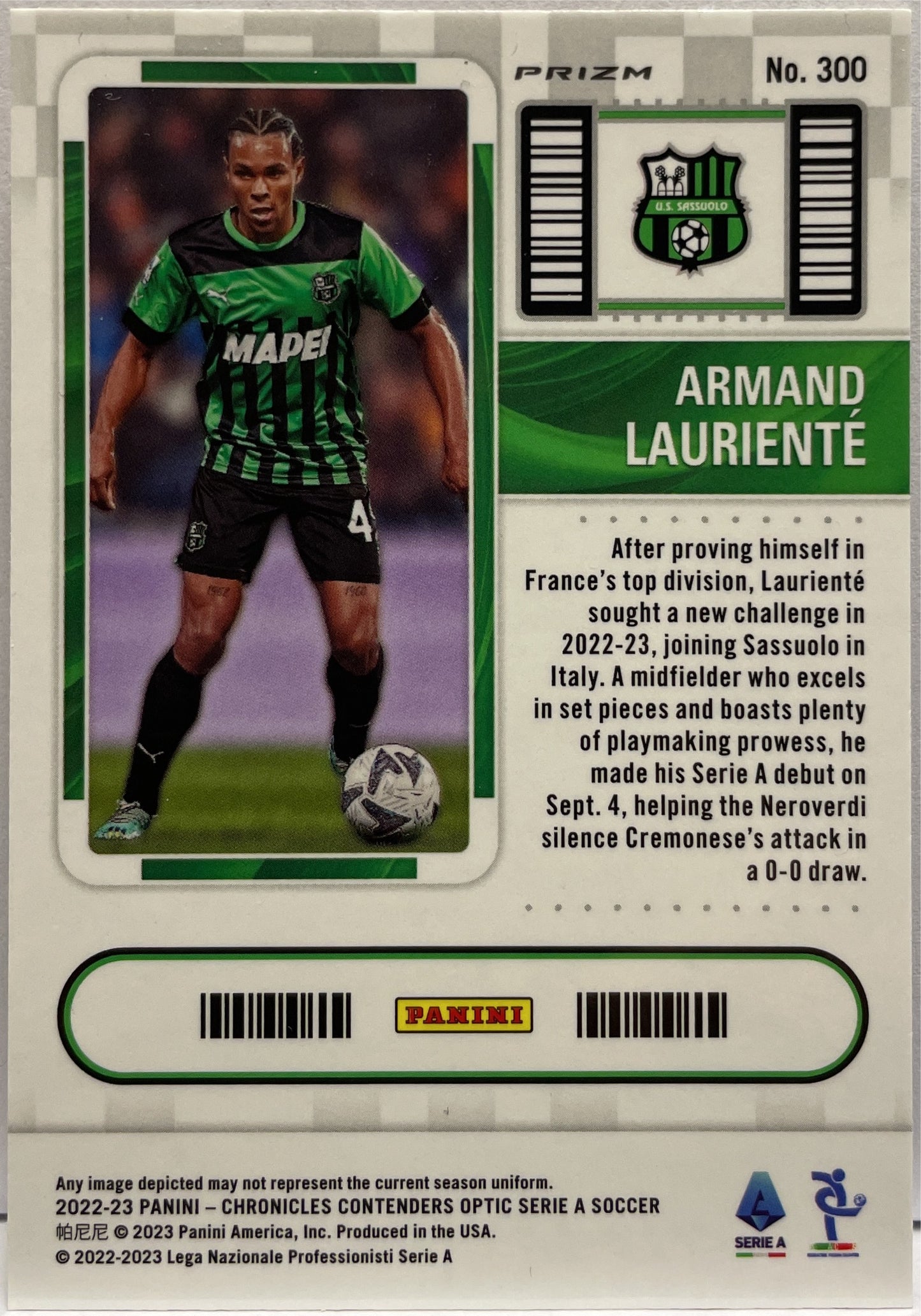 Armand Lauriente Rookie Red Mojo Ticket Contenders Optic Chronicles 2022/23