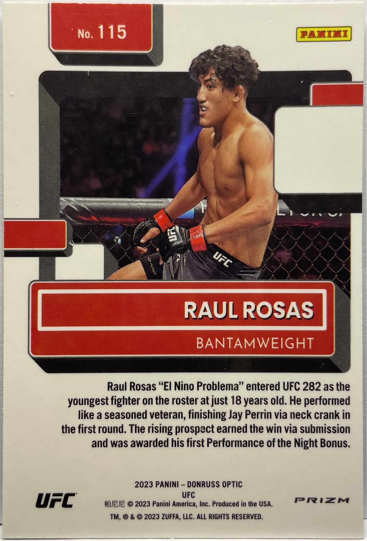 Mancolista-Optic Base & Holo & Rated Rookie-Donruss Optic UFC 2023