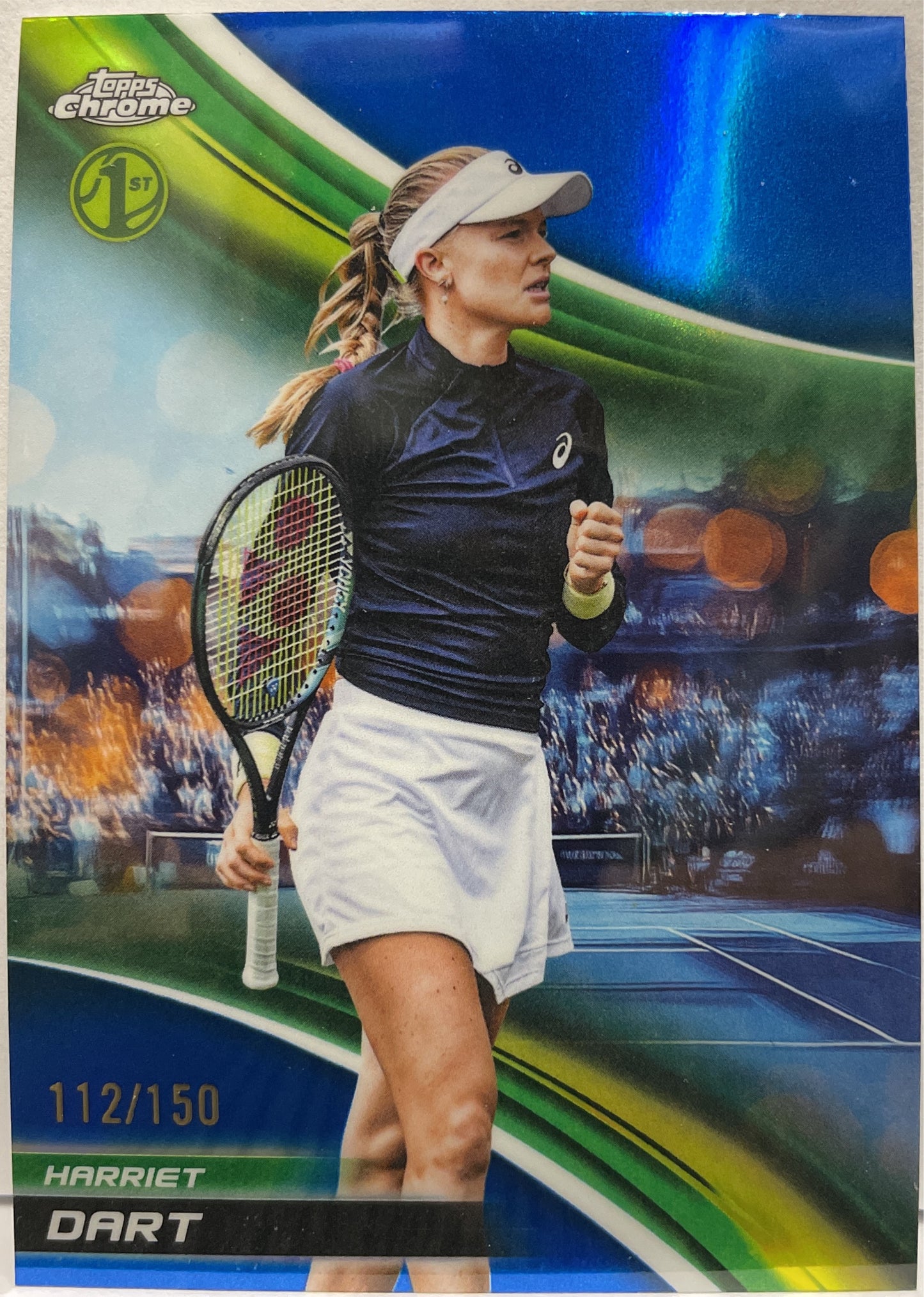 Harriet Dart 112/150 1ST Blue Topps Chrome Tennis 2025