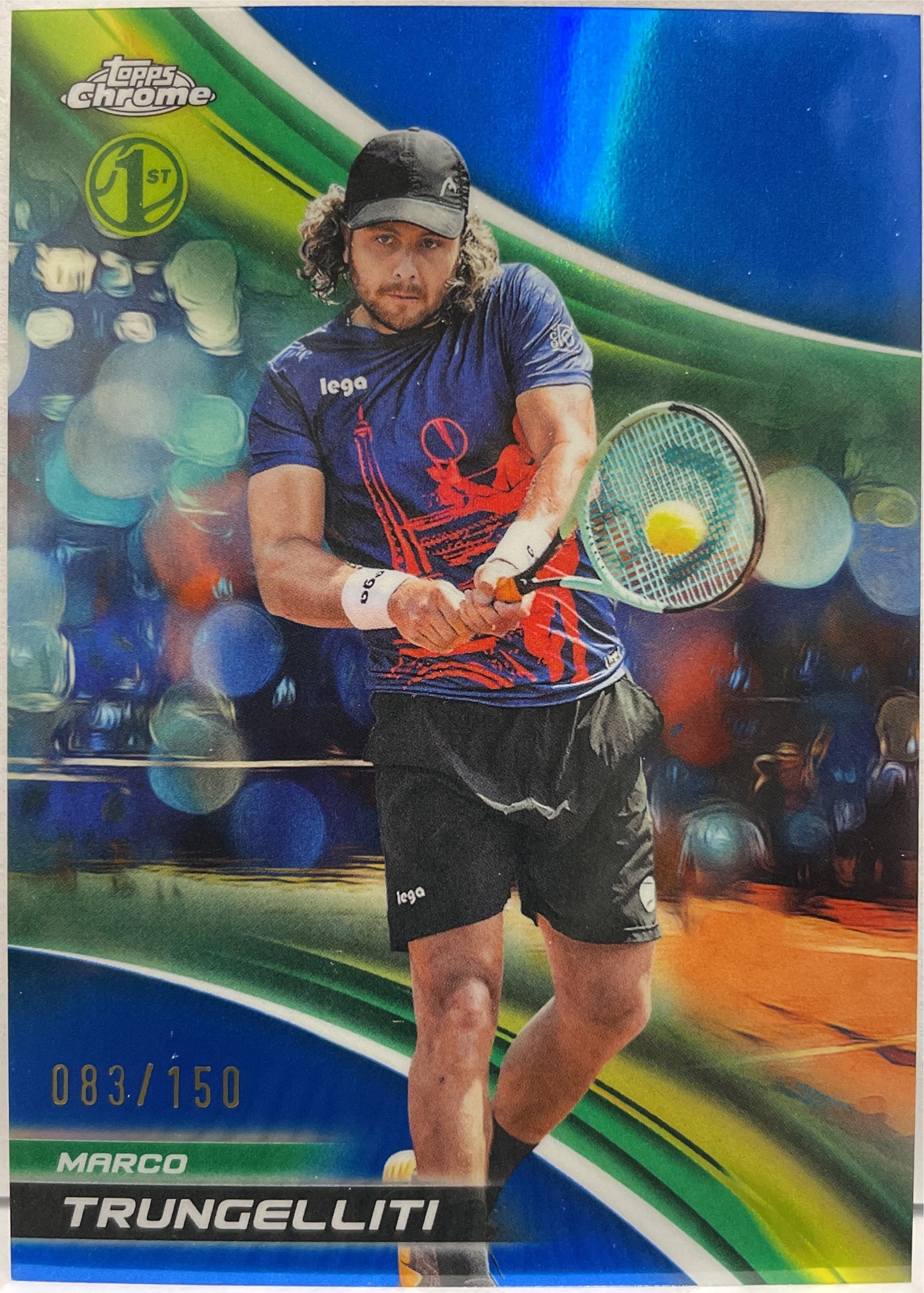 Marco Trungelliti 83/150 1ST Blue Topps Chrome Tennis 2025