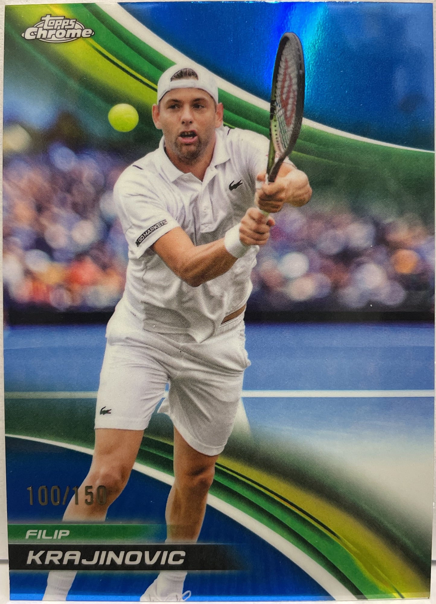 Filip Krajinovic 100/150 Blue Topps Chrome Tennis 2025