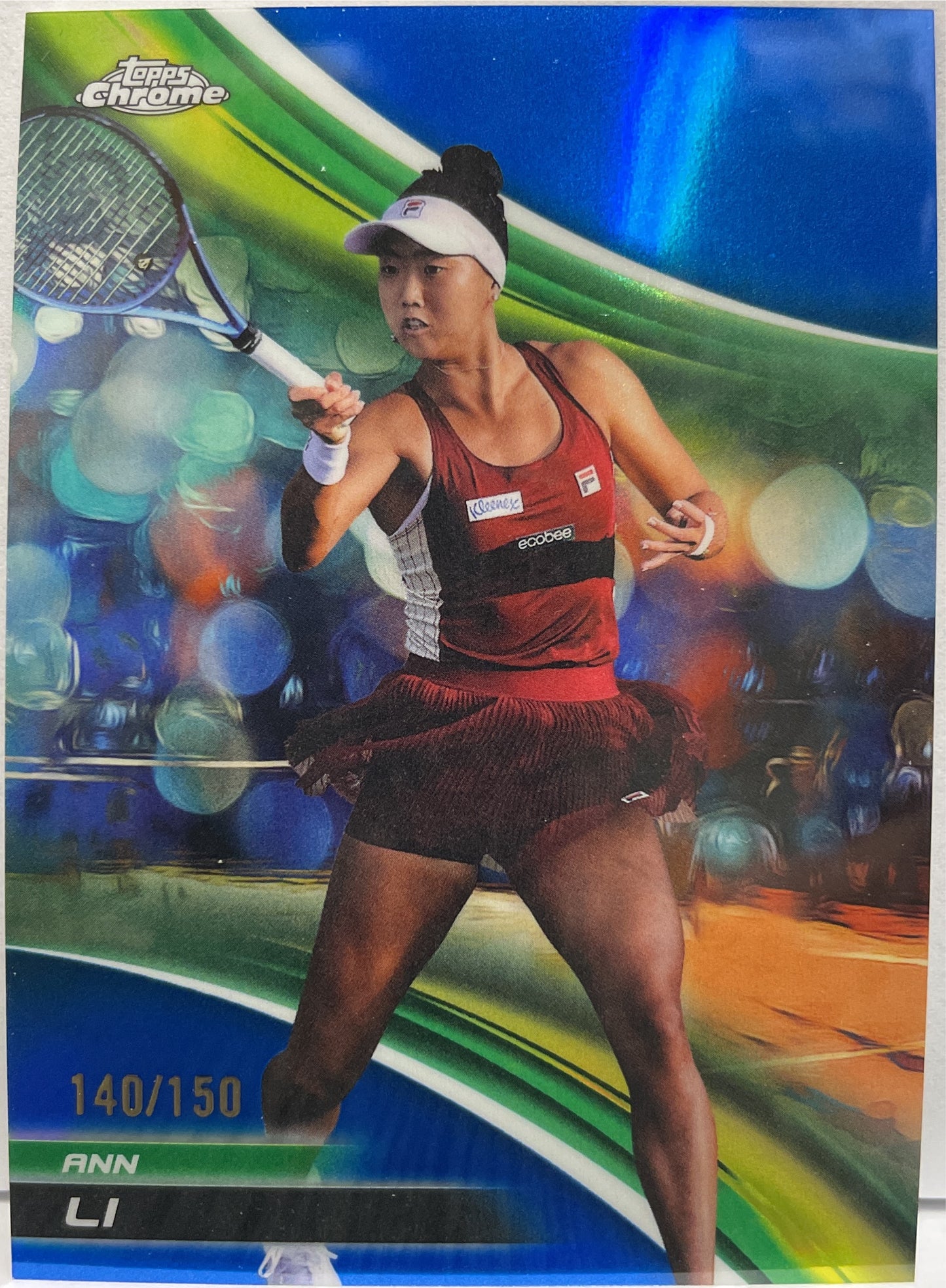Ann Li 140/150 Blue Topps Chrome Tennis 2025