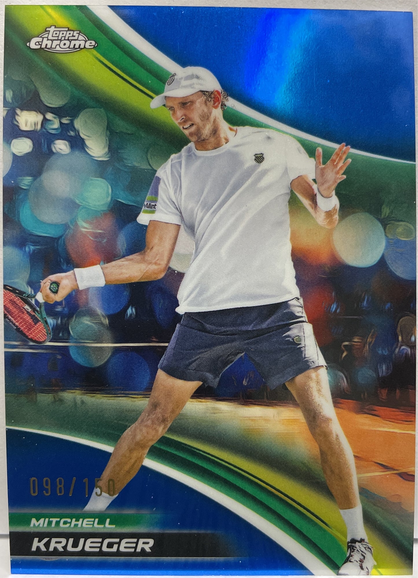 Mitchell Krueger 98/150 Blue Topps Chrome Tennis 2025