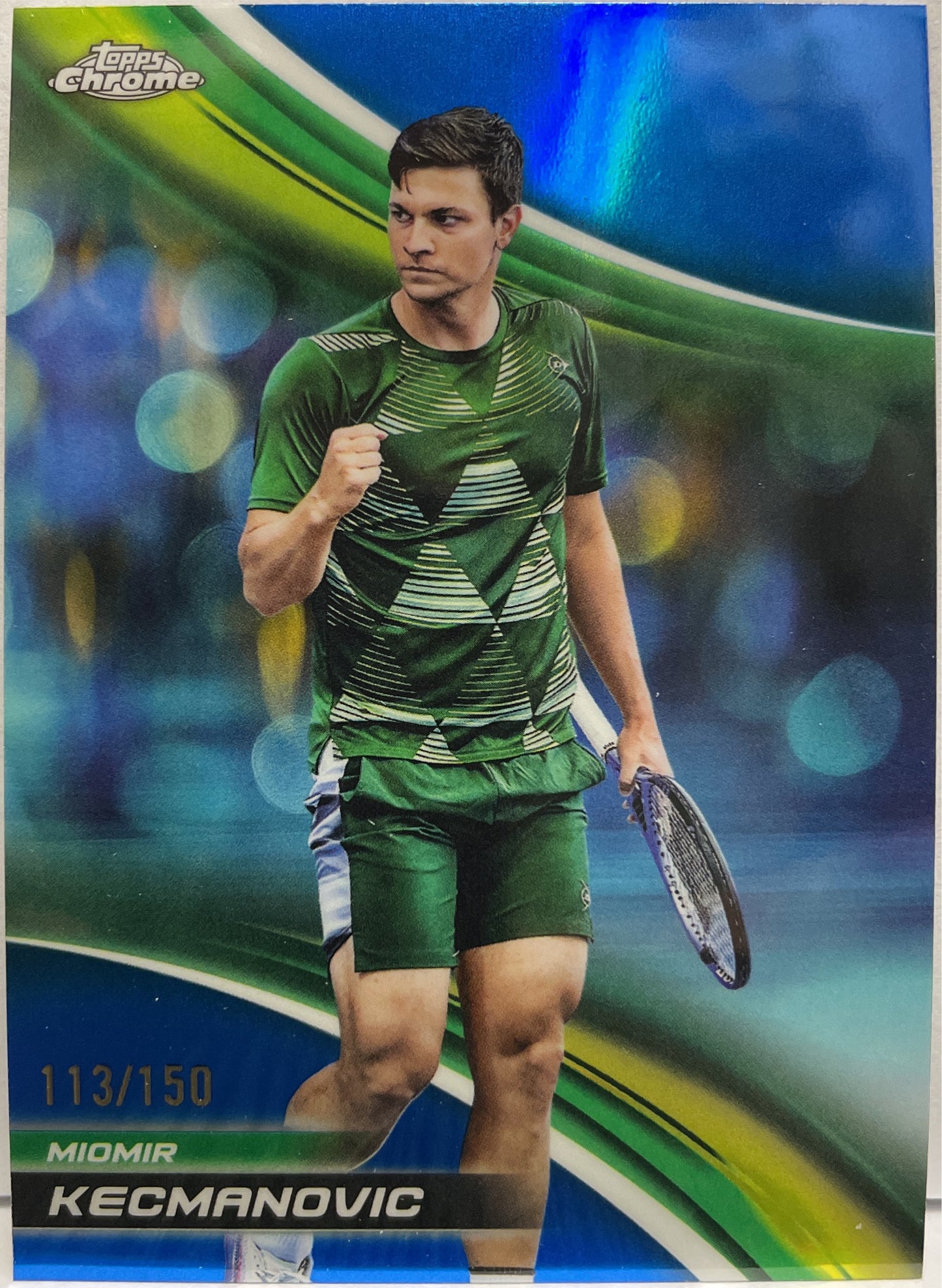 Miomir Kecmanovic 113/150 Blue Topps Chrome Tennis 2025