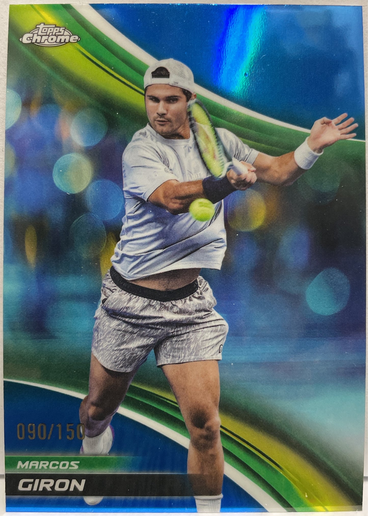 Marcos Giron 90/150 Blue Topps Chrome Tennis 2025