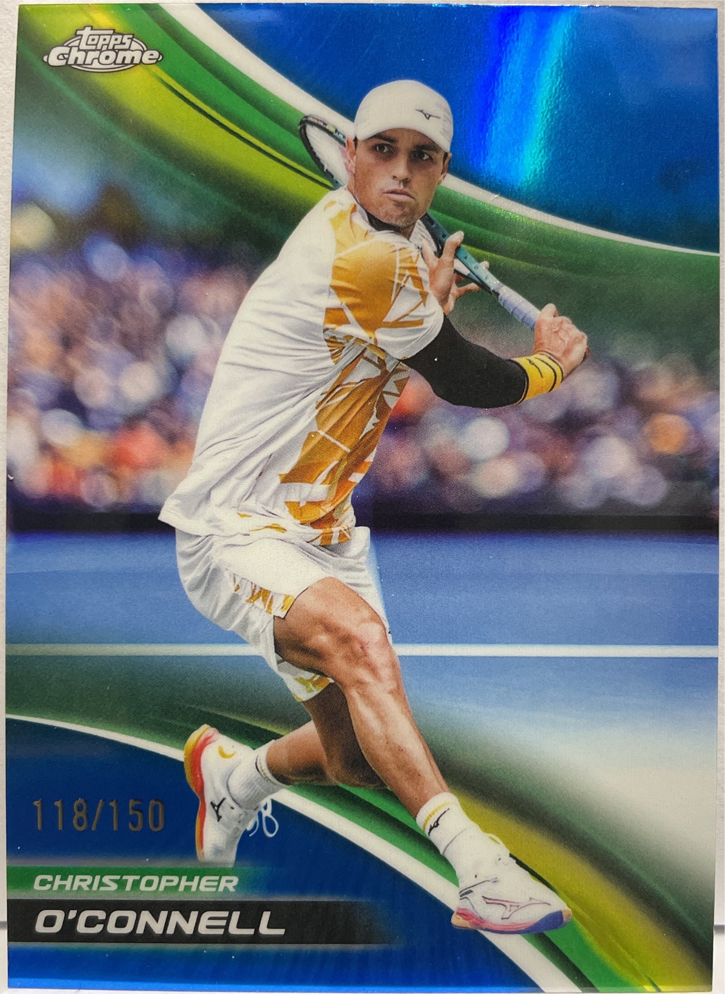 Christopher O'Connell 118/150 Blue Topps Chrome Tennis 2025