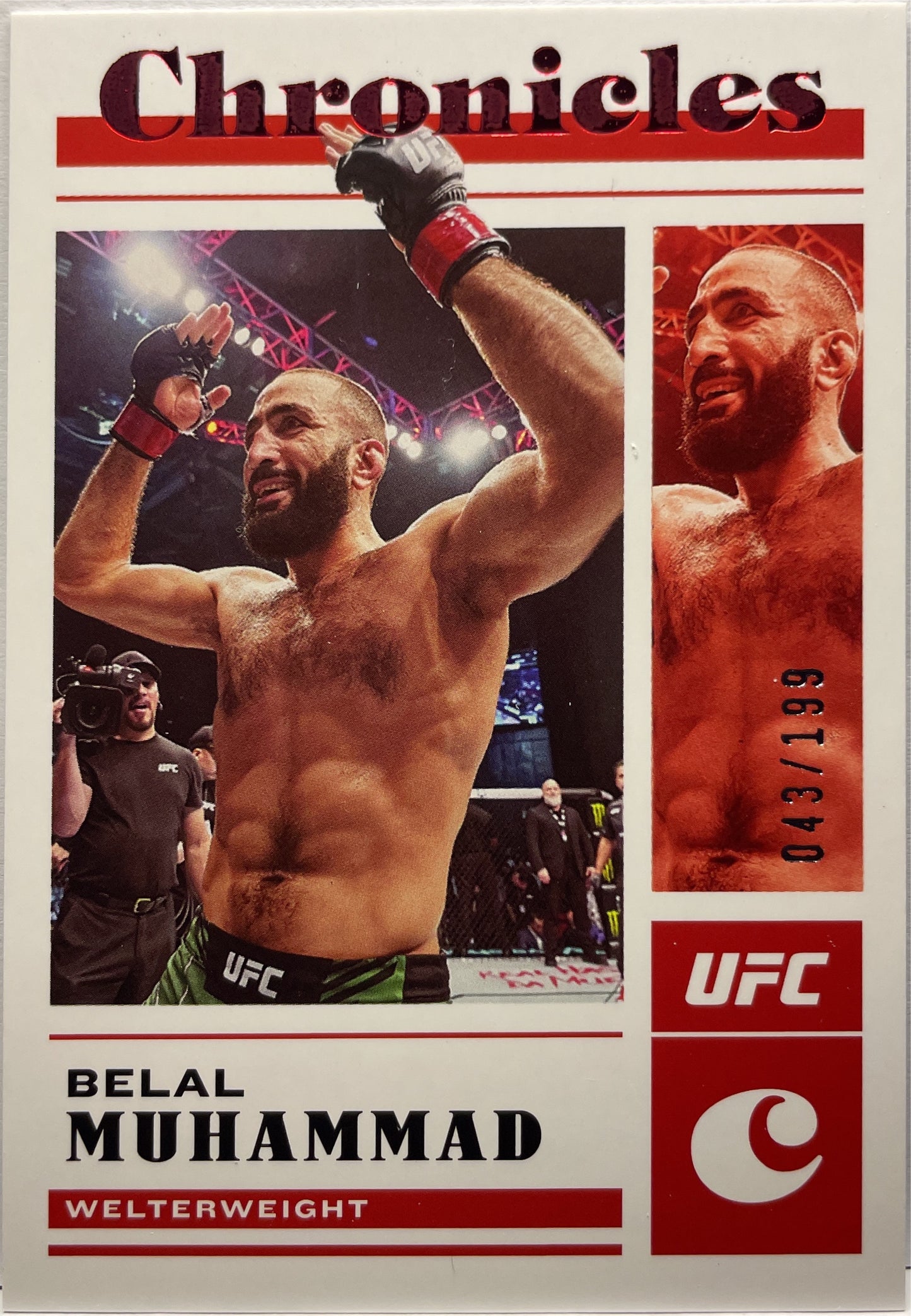 Belal Muhammad 43/199 Red Chronicles UFC 2023