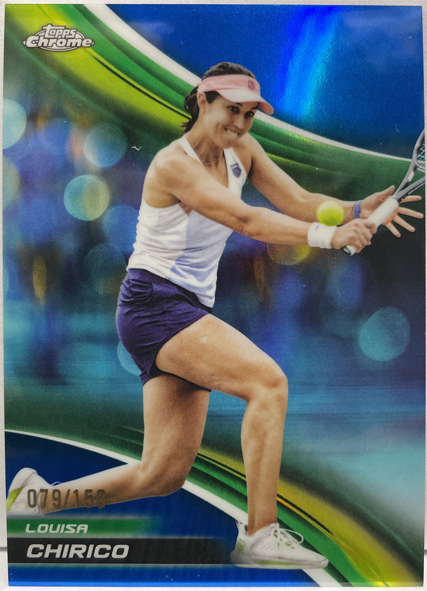 Louisa Chirico 79/150 Blue Topps Chrome Tennis 2025