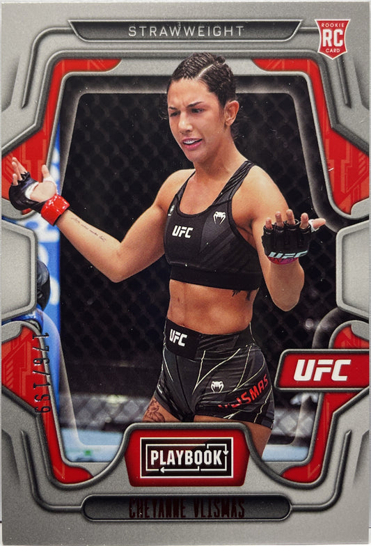 Cheyanne Vlismas 176/199 Rookie Playbook Red Chronicles UFC 2023