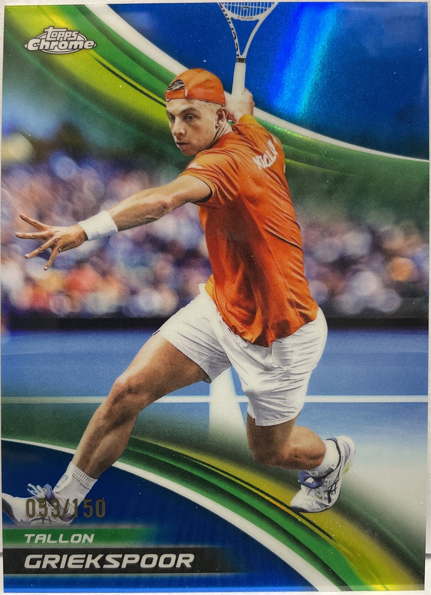 Tallon Griekspoor 53/150 Blue Topps Chrome Tennis 2025