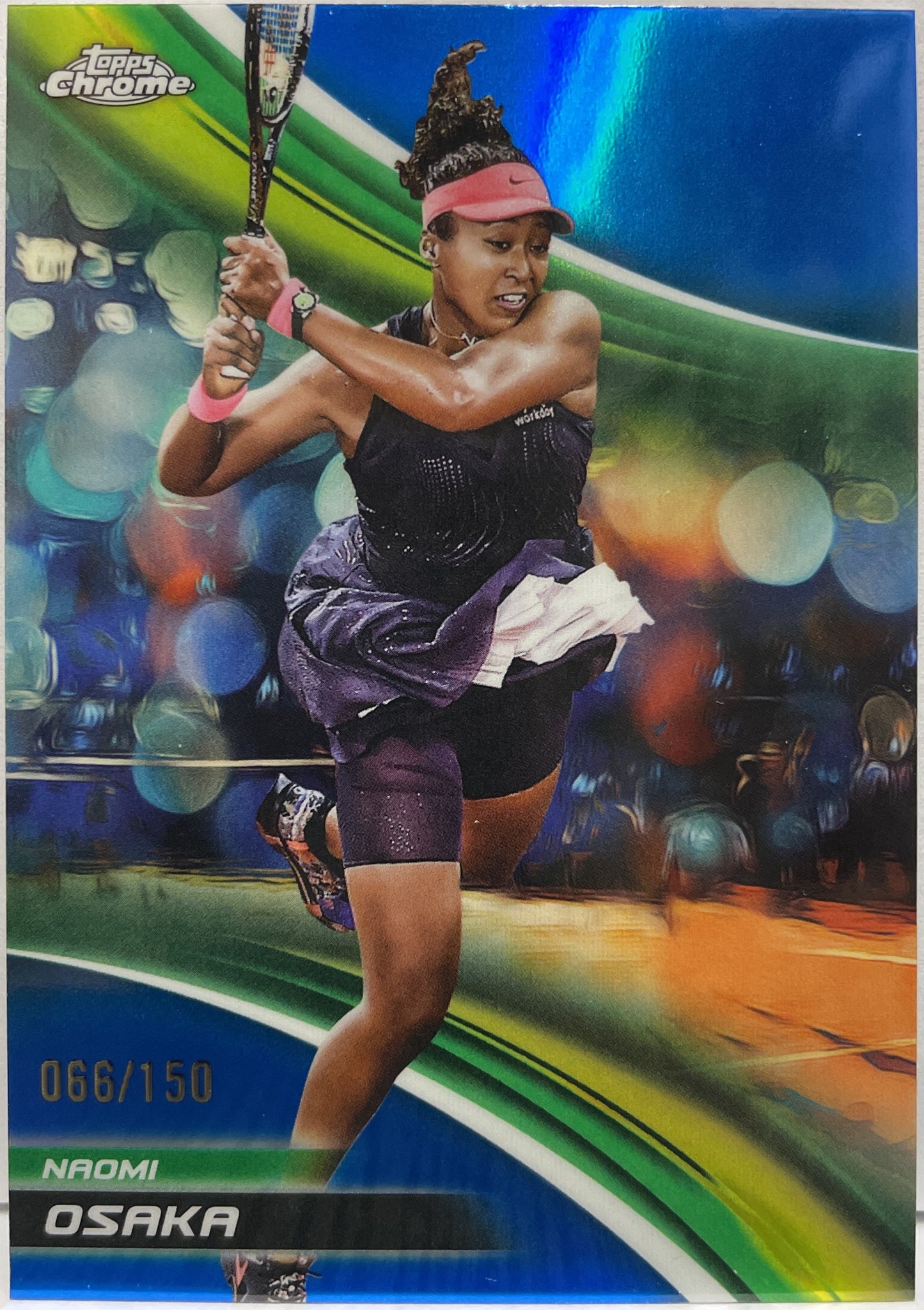 Naomi Osaka 66/150 Blue Topps Chrome Tennis 2025