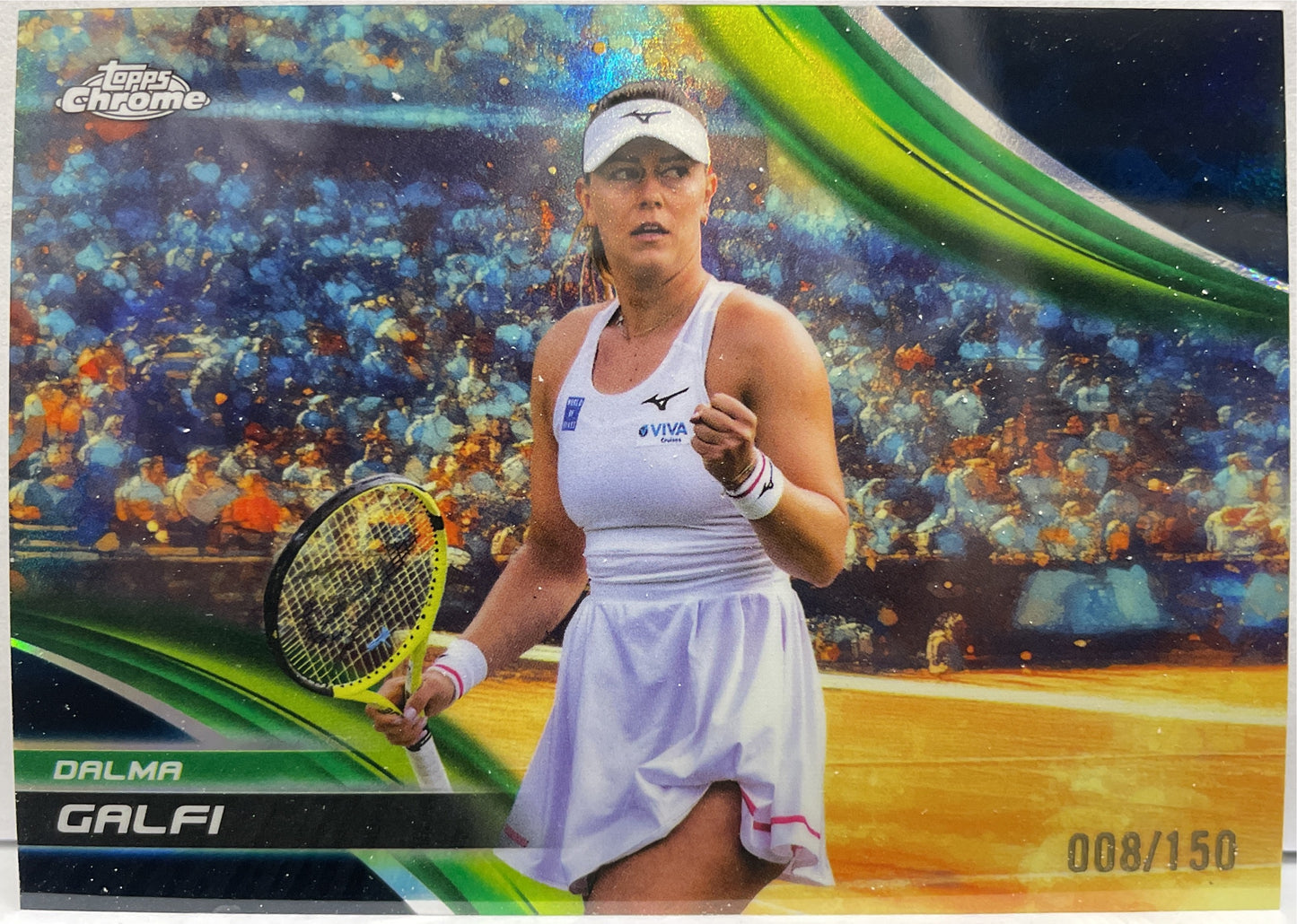 Dalma Galfi 8/150 Blue Topps Chrome Tennis 2025
