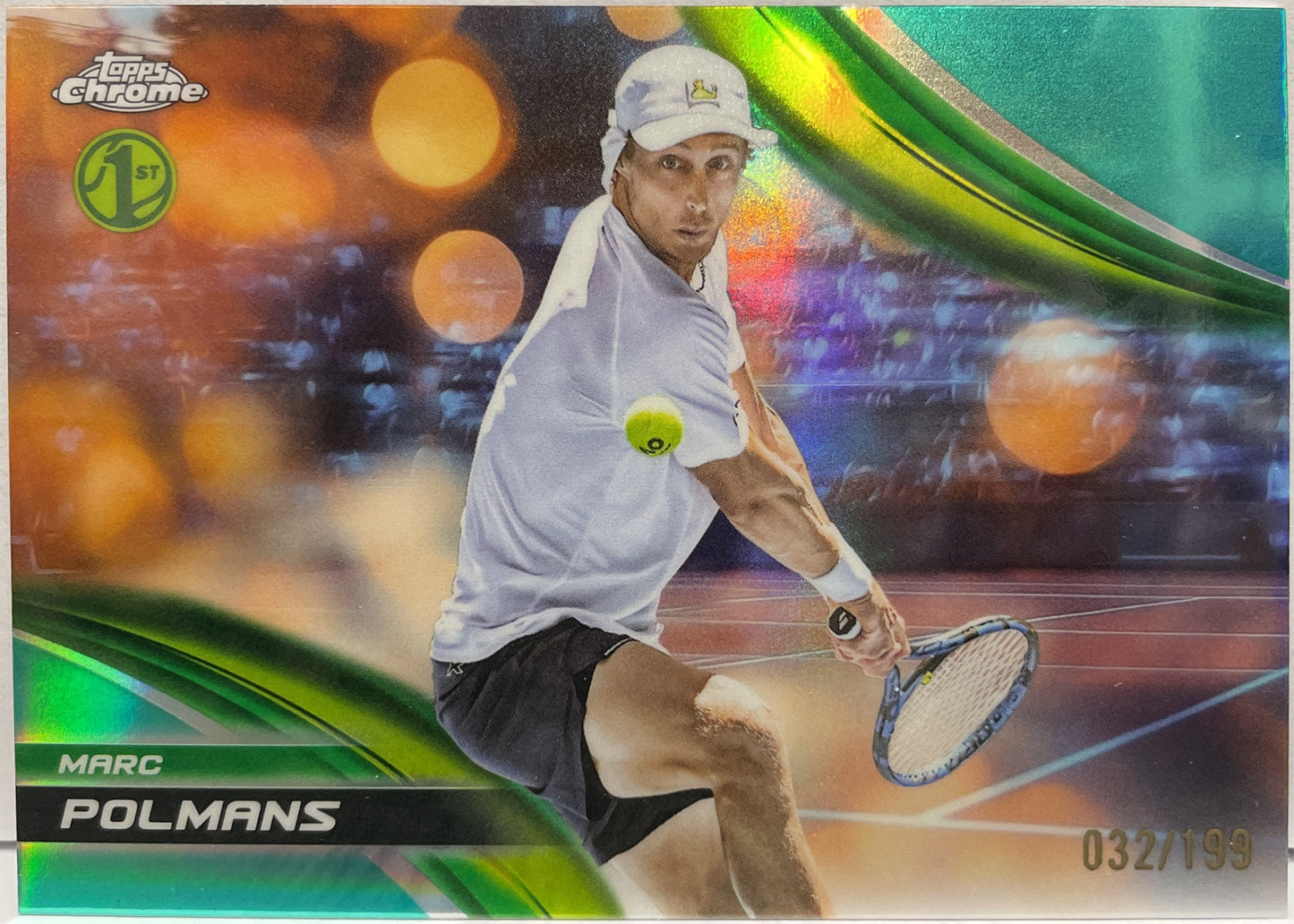 Marc Polmans 32/199 1ST Aqua Topps Chrome Tennis 2025