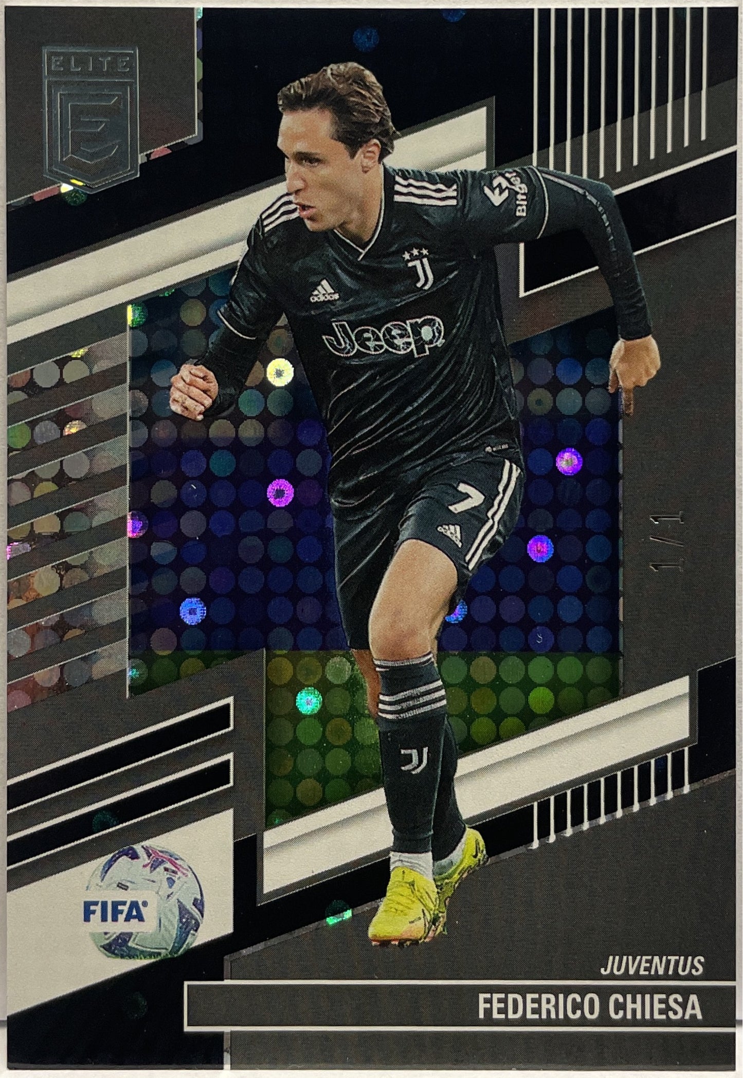 Federico Chiesa 1/1 Black Disco Panini DOnruss Elite Fifa 2022/23