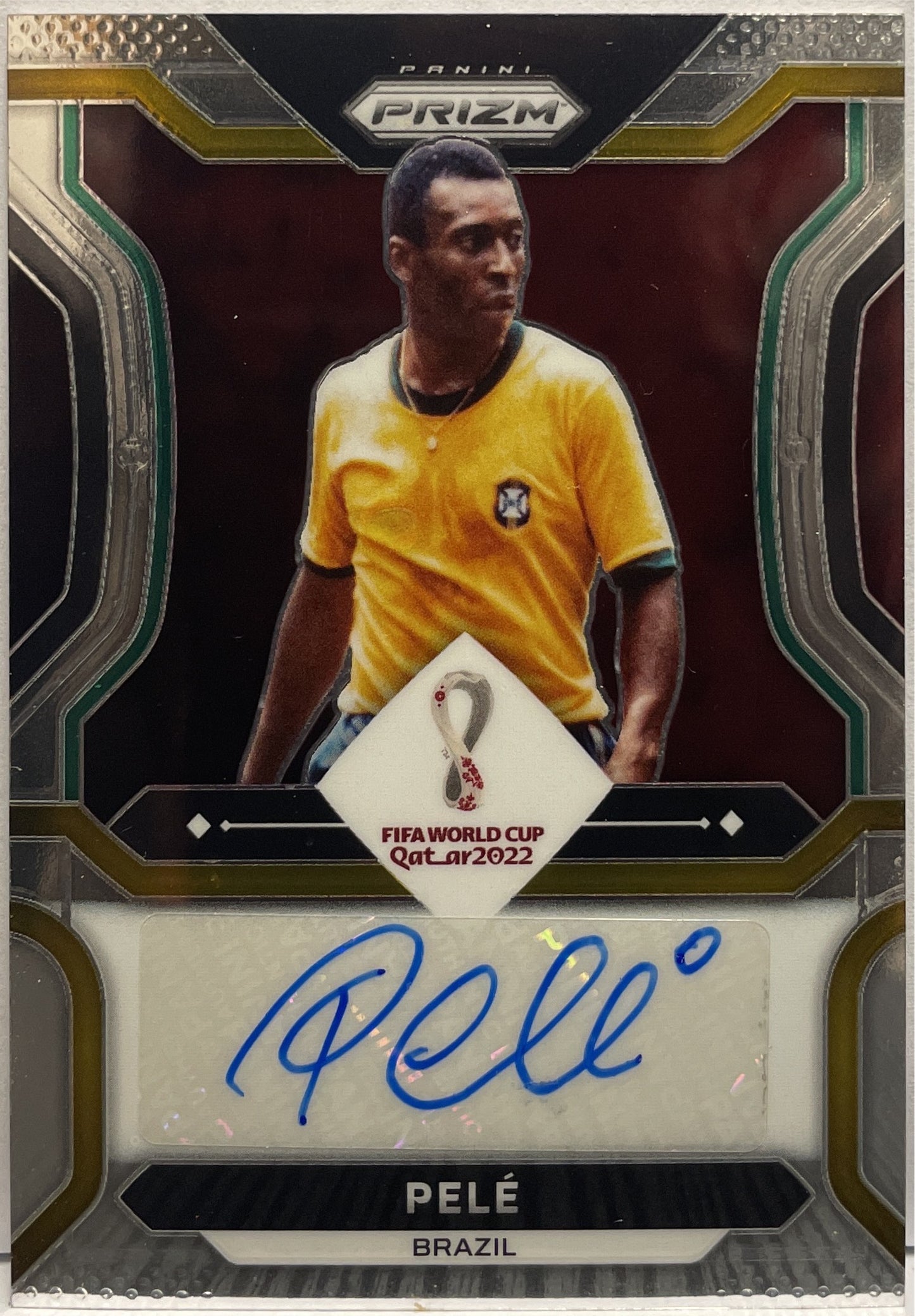Pele Autograph Signature Panini Prizm Fifa World Cup Qatar 2022