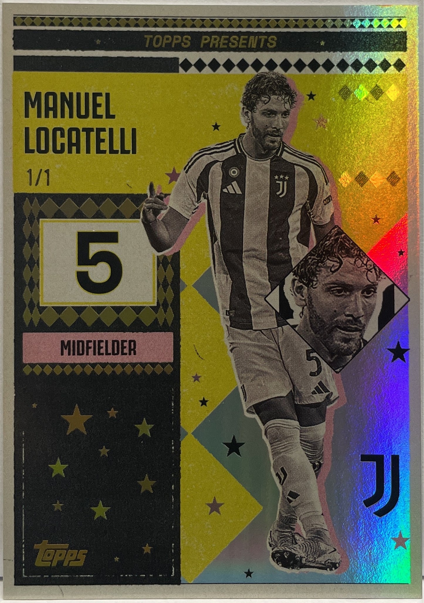 Manuel Locatelli 1/1 Bianconeri Topps Juventus Premium Team Set 2023/24