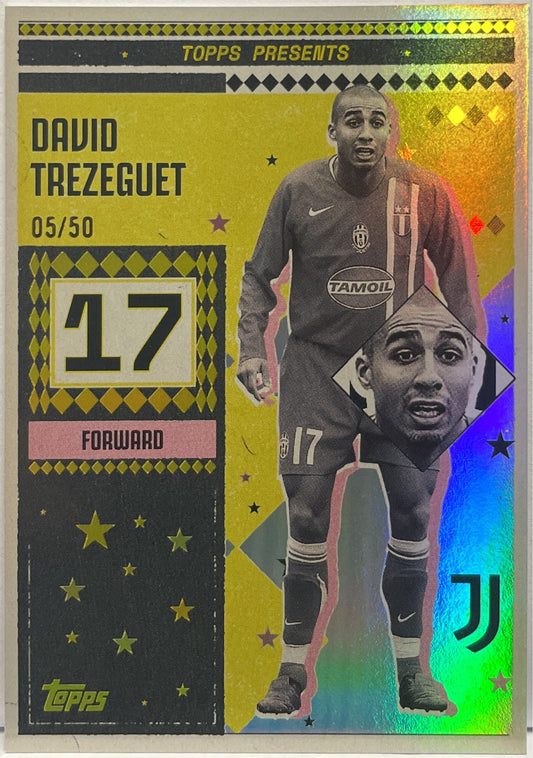 David Trezeguet 5/50 Topps Juventus Premium Team Set 2024/25