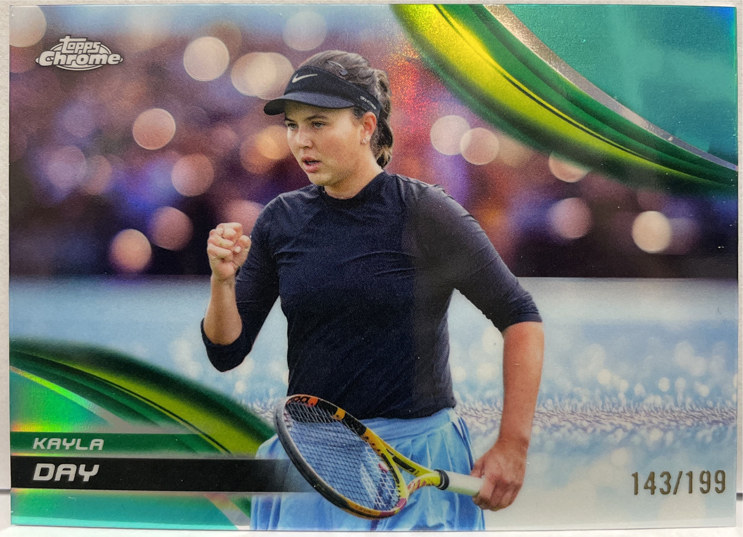Kayla Day 143/199 Aqua Topps Chrome Tennis 2025