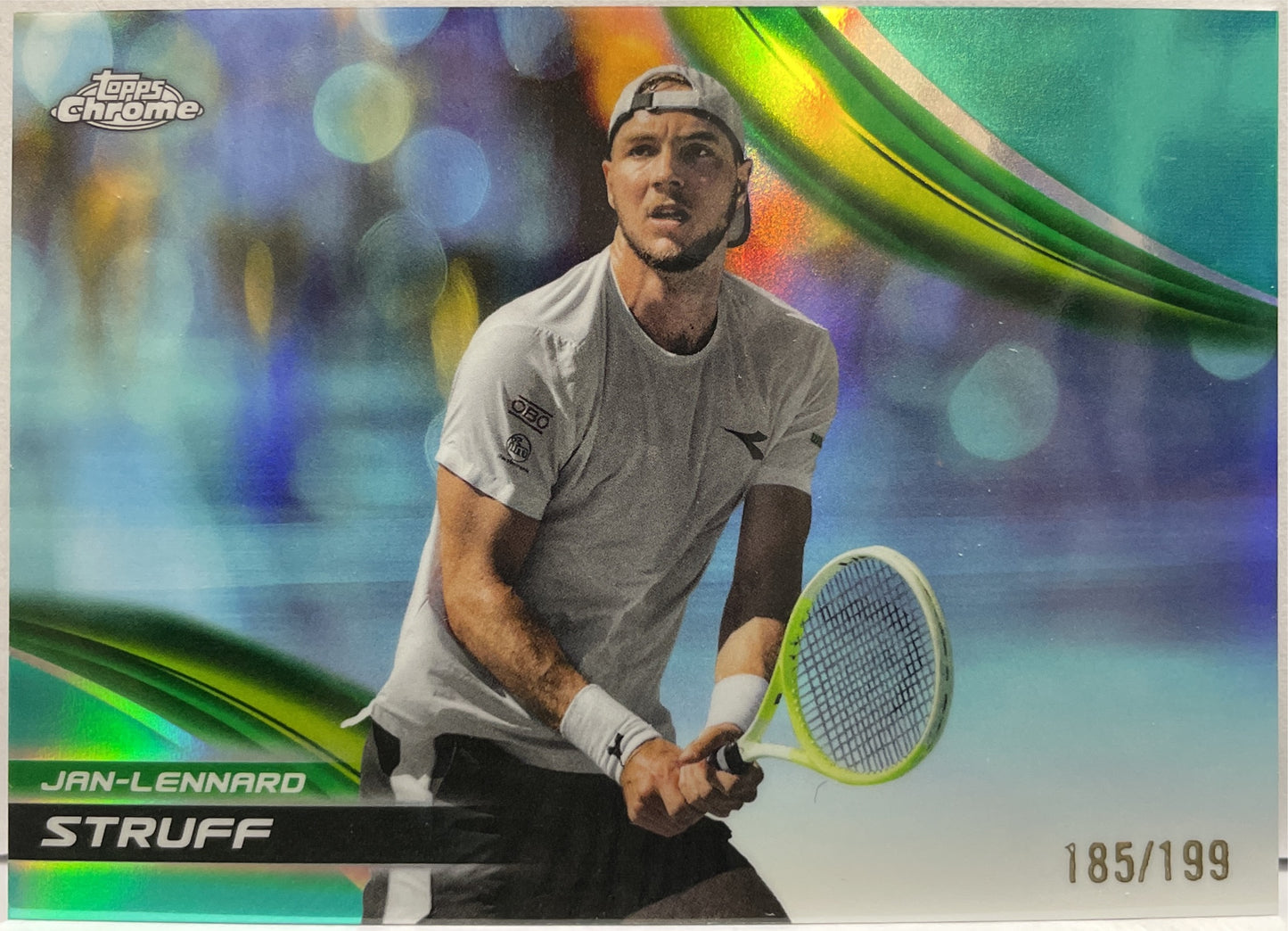 Jan Lennard Struff 185/199 Aqua Topps Chrome Tennis 2025