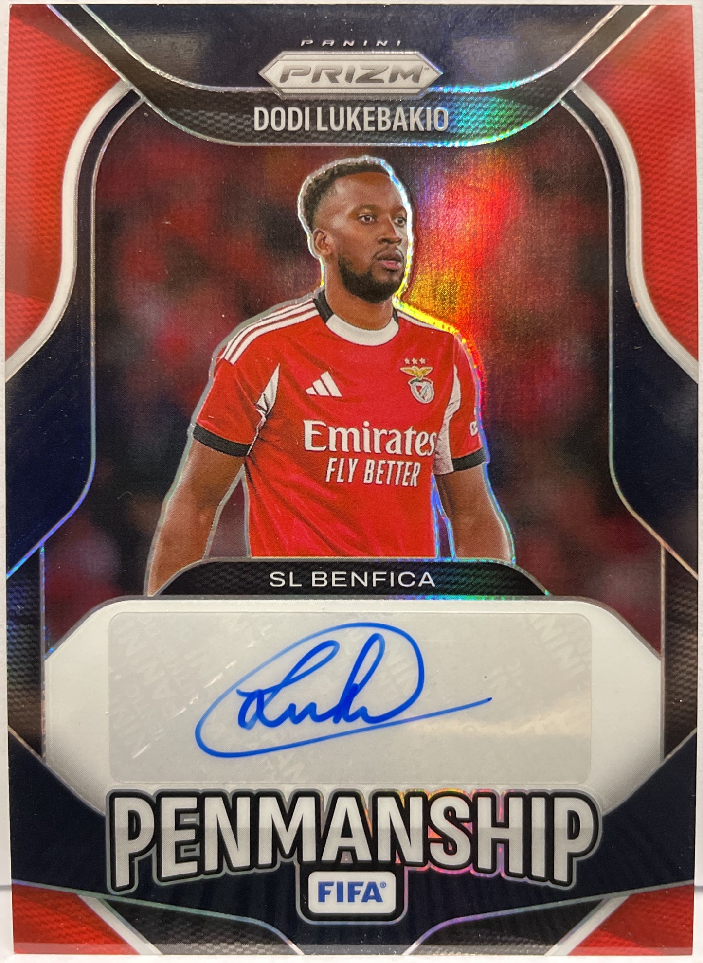 Dodi Lukebakio 1/1 Autograph Penmanship Black Panini Prizm Fifa 2025/26