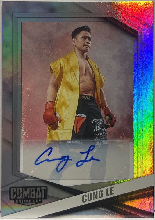 Cung Le Autograph Panini Combat Anthology 2025