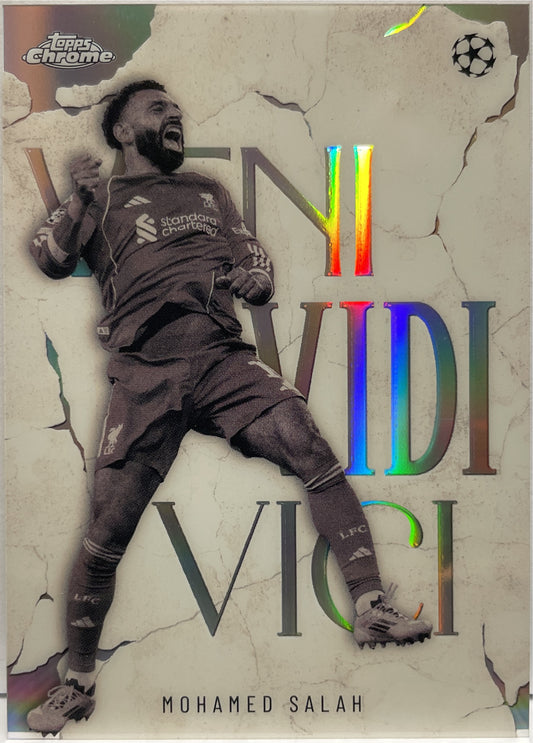 Mohamed Salah Veni Vidi Vici Case Hit Topps Chrome UCC 2025/26