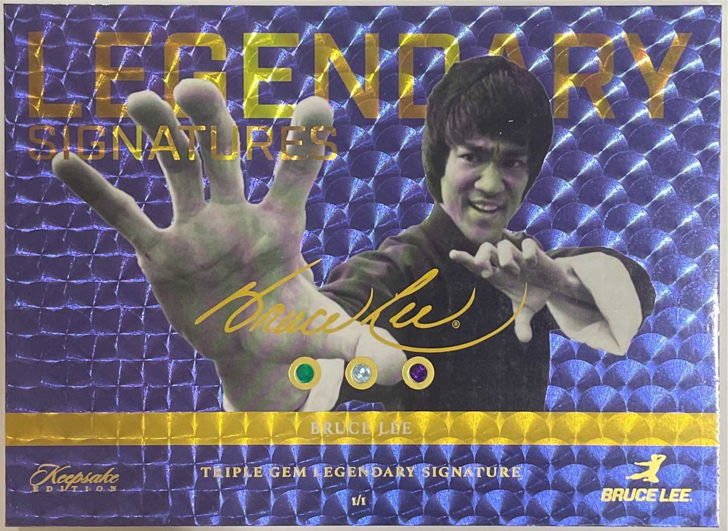 Bruce Lee 1/1 Autograph Triple Gem Legendary Signature Keepsake Edition 2025