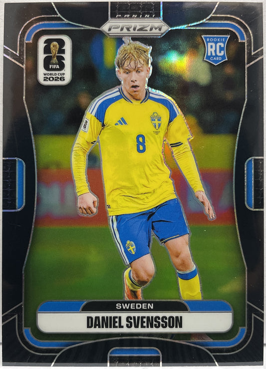 Daniel Svensson 1/1 Rookie Black Panini Prizm Fifa World Cup 2026
