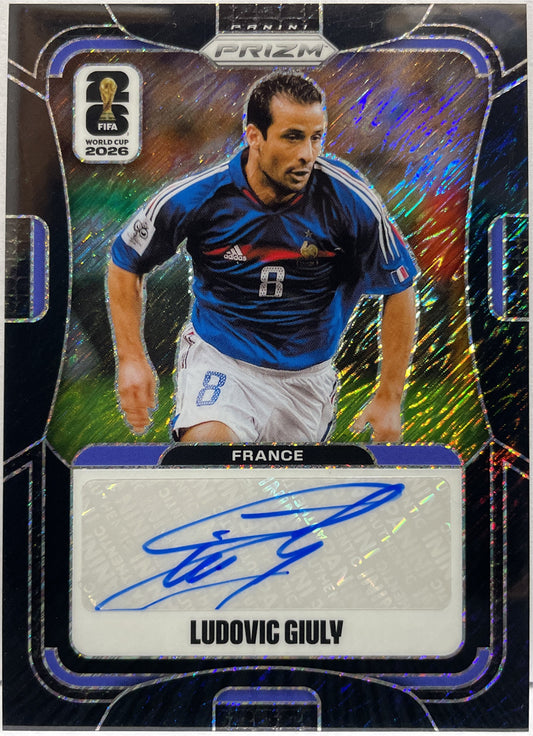 Ludovic Giuly 1/1 Autograph Black Panini Prizm World Cup 2026