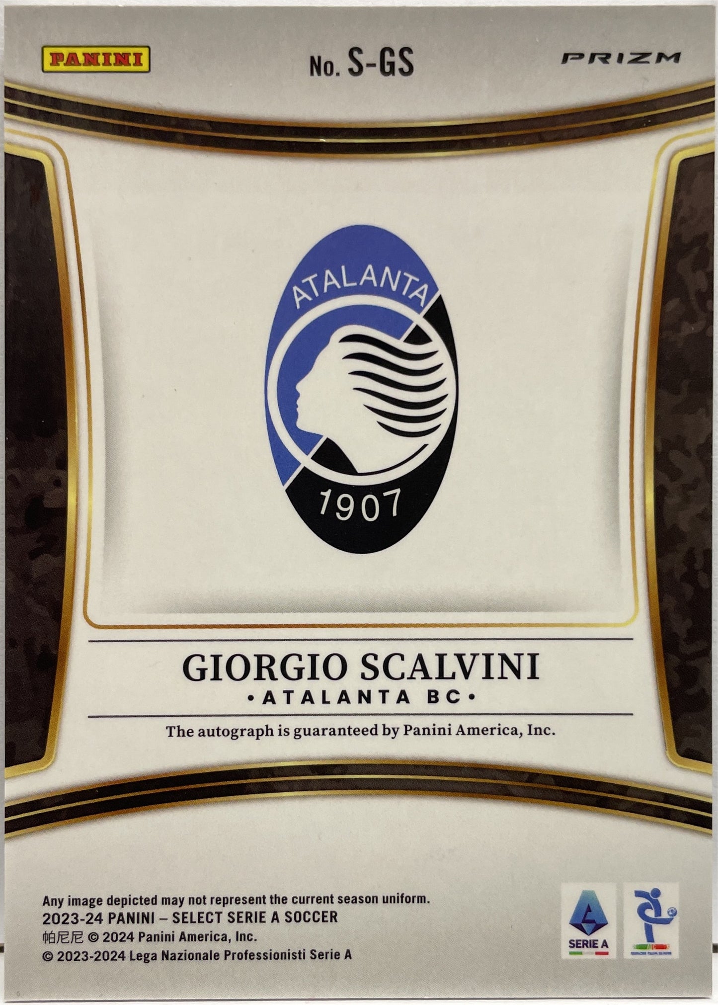 Giorgio Scalvini Autograph Select Serie A 2023/24