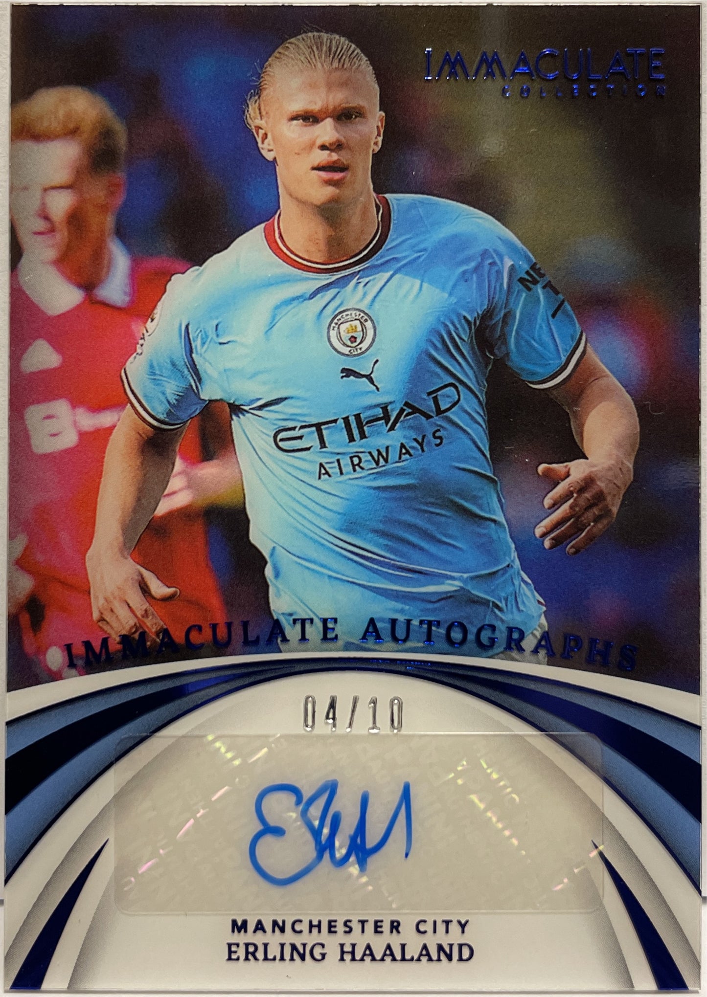 Erling Haaland 4/10 Autograph Panini Immaculate 2022/23